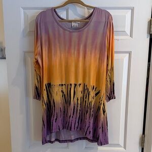 Parsley & Sage Sunset Stripe Tunic